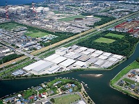 危険品の倉庫としては、アジアでも最大規模の千葉物流センター。その大きさは東京ドーム1.5個分。