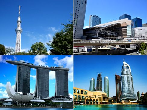 http://iishuusyoku.com/image/数多くの実績は、トップメーカーとしての信頼の証。東京スカイツリー、大阪駅周辺、シンガポールのマリーナベイサンズ、ドバイ市街地など、世界の著名な建築物に、同社の技術が使われています。