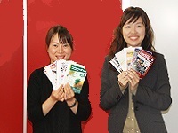 同社のカード型広告媒体。見ているだけでも楽しい。毎月届くというから雑誌感覚で楽しく必要な情報を入手できる!