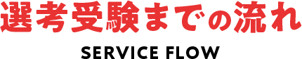 選考受験までの流れ